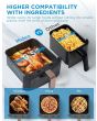Midea MAF112B0BPKW Duel Basket Air Fryer