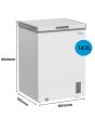 Midea MDRC211FZE01 143l Chest Freezer