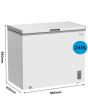 Midea MDRC345FZE01 249l Chest Freezer