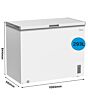 Midea MDRC411FZE01 293l Chest Freezer