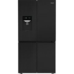 Hotpoint HPGF6564XK4UK Total No Frost American Fridge Freezer with Fresh Shield - Dark Inox