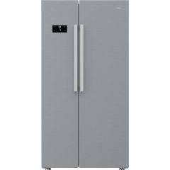 Hotpoint HPG26592XP4UKWR Freestanding American Fridge Freezer with EvenFlow - Inox