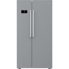 Hotpoint HPG26592XP4UK Freestanding American Fridge Freezer with EvenFlow - Inox