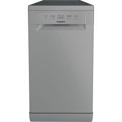 Hotpoint HP2FE10CS90SUK Freestanding 45cm Slimline Dishwasher with 10 Place Settings - Silver