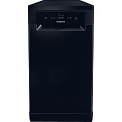 Hotpoint HP2FD10CS90BUK 10 Place Setting Freestanding Slimline Dishwasher with Rapid Wash - Black