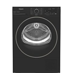 Hotpoint CHSD83MBBUK Freestanding 8kg Heat Pump Tumble Dryer with ColdGuard - Black
