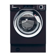 Hoover HBDOS 695TAMCBE-80 H-WASH&DRY 300 PRO Integrated Washer Dryer, 9/5kg Capacity, 1600rpm, D/A Energy Rated - Black & Chrome