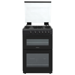 Statesman GDL60B 60cm Gas Double Oven - Black