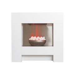 36' Cubist White Electric Suite