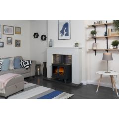 Aurora 54' Palma Fireplace Perola With Lights