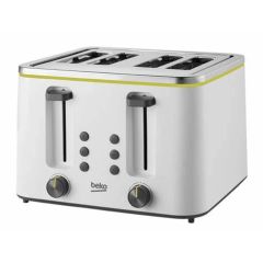 Beko Tam4341w 4 Slice Toaster