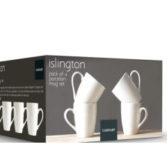 Carnaby CRM1460GE Islington 4 Piece Porcelain Mug Set