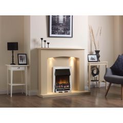 Gb Mantels 48' Cresswell Electric Suite With Led Lights