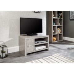 GFW BLC2TVCON BLOC 2 DRAWER TV UNIT CONCRETE