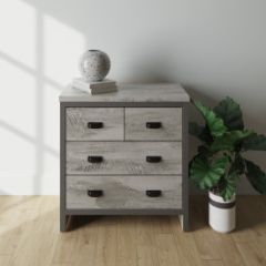 GFW BOS22CGRY BOSTON 2+2 DRAWER CHEST GREY