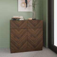 GFW CATCSBWAL CATANIA COMPACT SIDEBOARD ROYAL WALNUT