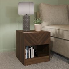 GFW CATLAMWAL CATANIA LAMP TABLE ROYAL WALNUT