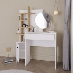 GFW FRJDRTWHO FREYJA DRESSING TABLE WHITE/OAK