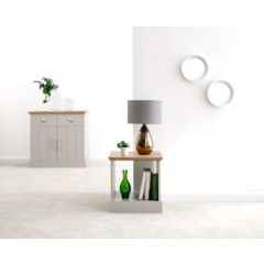 GFW KENLAMGRY KENDAL LAMP TABLE GREY