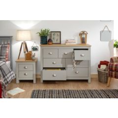 GFW LAN7DCGRY LANCASTER MERCHANTS CHEST GREY