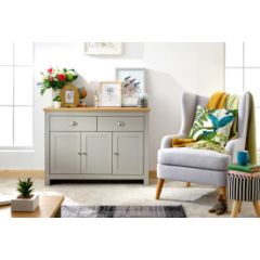 GFW LANLSBGRY LANCASTER LARGE SIDEBOARD GREY