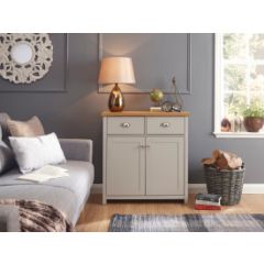 GFW LANSIDGRY LANCASTER COMPACT SIDEBOARD GREY