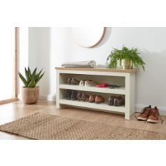 GFW LANSSBCRM LANCASTER SIMPLE SHOE BENCH CREAM