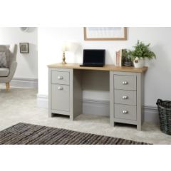 GFW LANSTDGRY LANCASTER STUDY DESK GREY