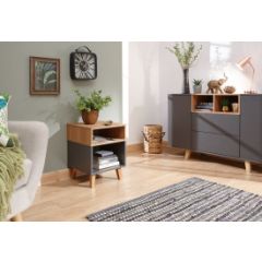 GFW MDNLAMGRY MODENA LAMP TABLE GREY