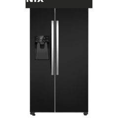 Teknix THSBS1791PLUBIX American Style Fridge Freezer Plumbed Ice And Water