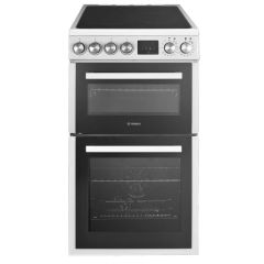 Teknix TKED54W Ceramic Double Oven Cooker 50Cm White