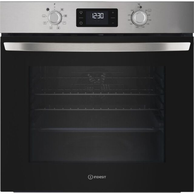 Indesit IO 253 X UK Built-In Single Oven - Inox