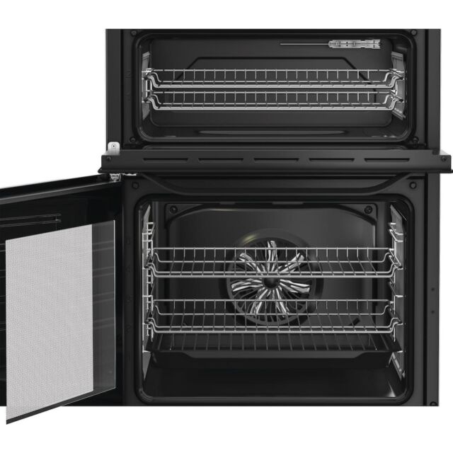 Hotpoint HDE6VDC2B1 60cm Double Oven Electric Cooker with Ceramic Hob