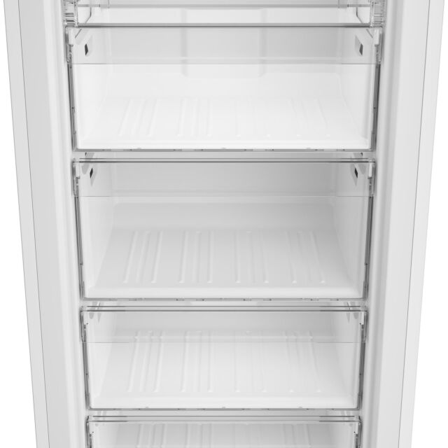 Indesit MFINF1292S4UK 256L Freestanding Frost Free Tall Freezer - Silver