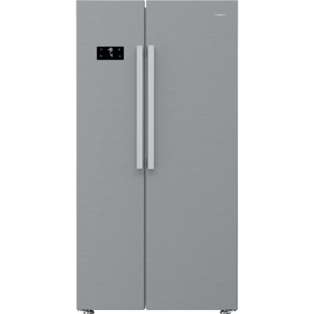 Hotpoint HPG26592XP4UKWR Freestanding American Fridge Freezer with EvenFlow - Inox