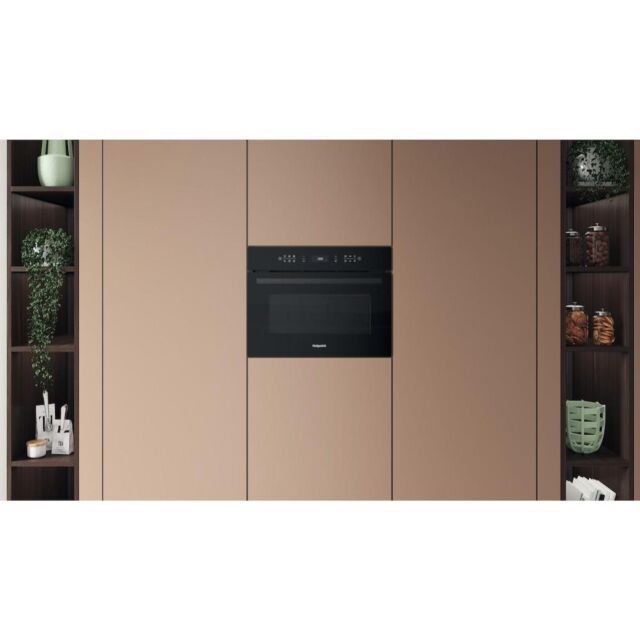 Hotpoint HCW7O7HTSBUK Built-In Microwave Oven - Black