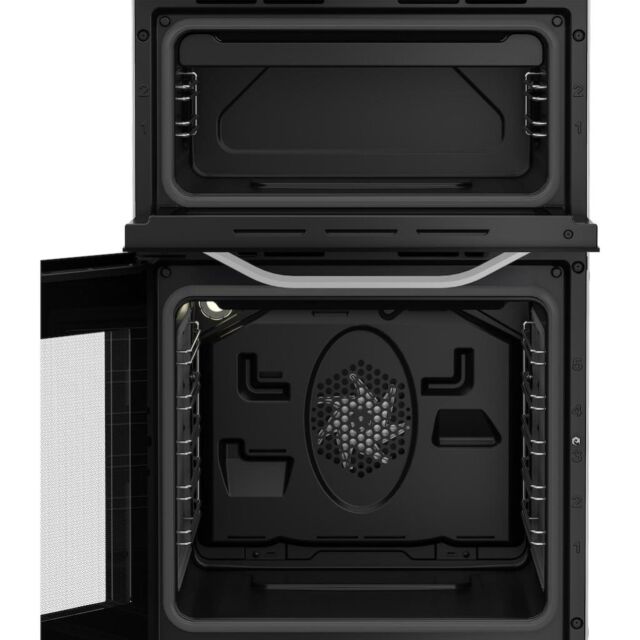Hotpoint HTE5VCW 50cm Electric Cooker with Ceramic Hob - White