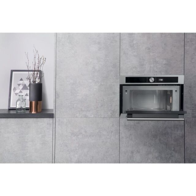 Hotpoint MD 454 IX H Built-In Microwave - Stainless Steel