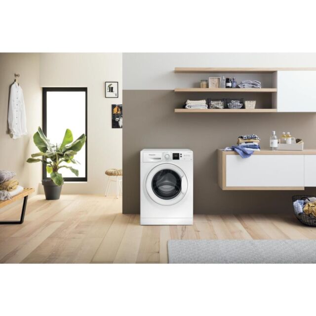 Hotpoint NSWF 846 W UK Anti-Stain 8kg 1400rpm Washing Machine - White