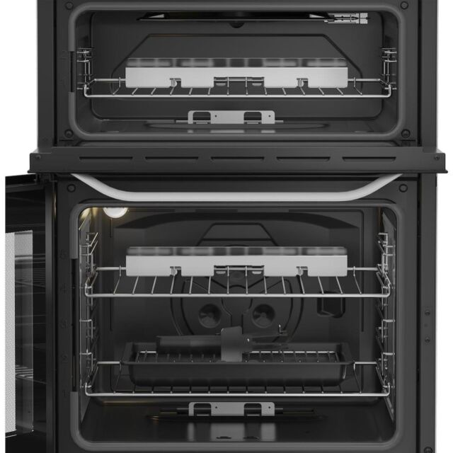 Hotpoint HDG6GDCW Freestanding 60cm Gas Double Cooker - White