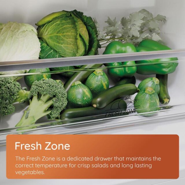 Hotpoint HPKH 1261W S4UK Freestanding 50/50 No Frost Fridge Freezer with Water Dispenser - Silver