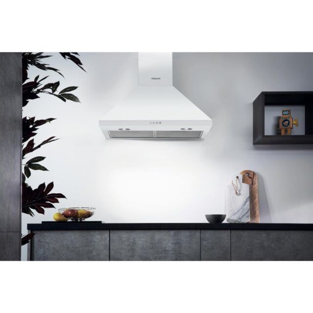 Hotpoint PHPC6.5FLMX Cooker Hood - White