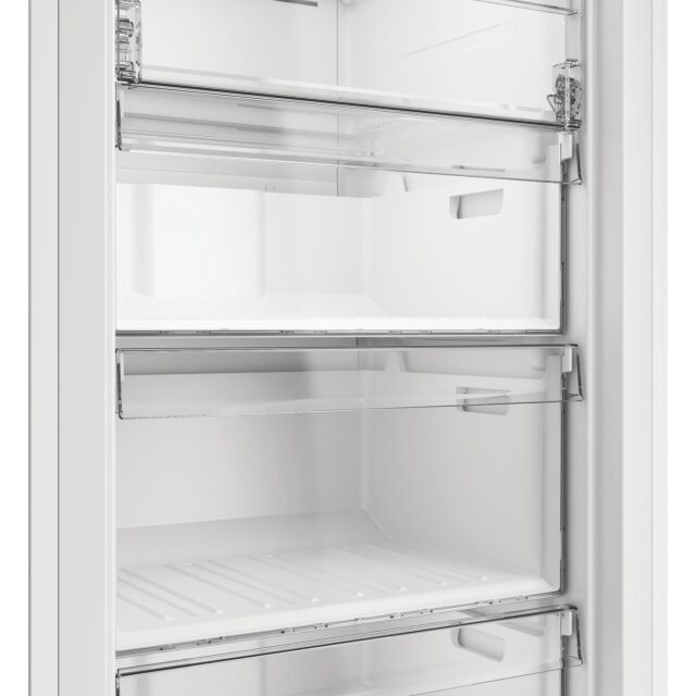 Indesit MFINF1292S4UK 256L Freestanding Frost Free Tall Freezer - Silver