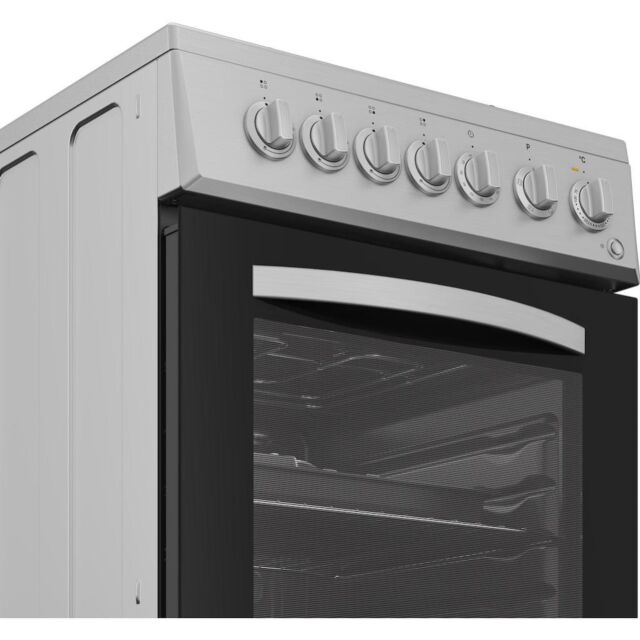 Indesit I5G3PMX Freestanding 50cm Single Gas Cooker - Stainless Steel