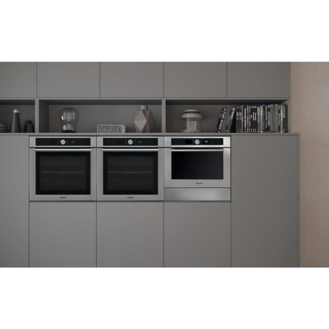 Hotpoint MD 454 IX H Built-In Microwave - Stainless Steel