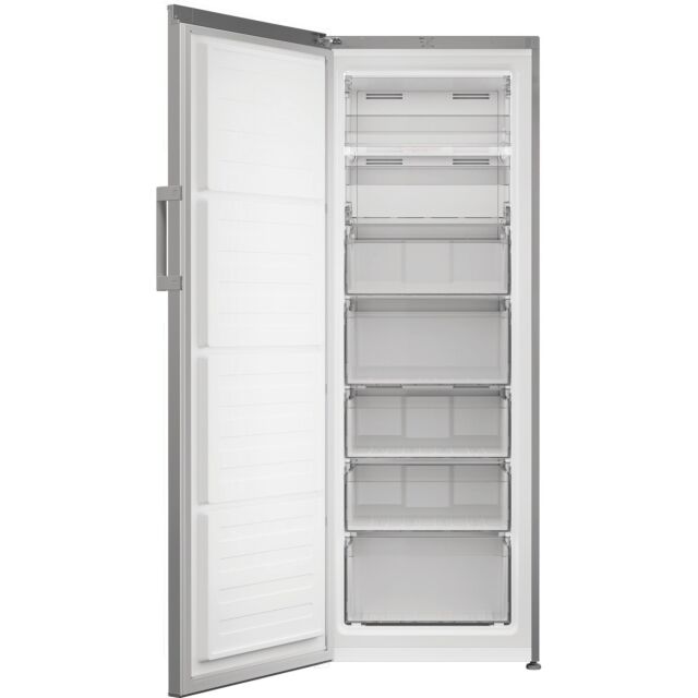 Indesit MFINF1292S4UK 256L Freestanding Frost Free Tall Freezer - Silver