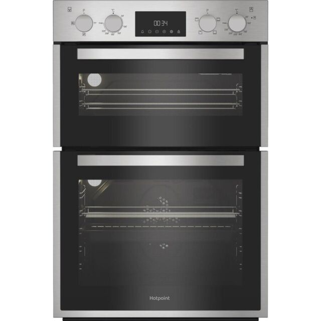 Hotpoint DIH10DIX Built-In Double Oven - Inox