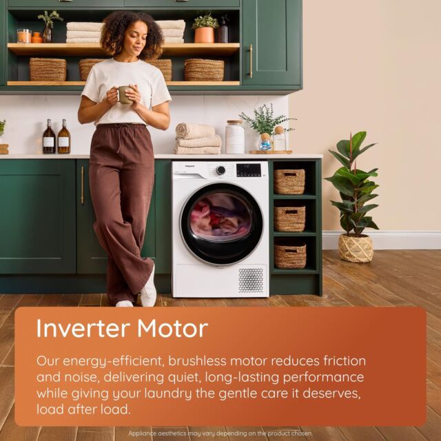 Hotpoint CHSD84MWWUK 8kg Heat Pump Tumble Dryer with ColdGuard - White