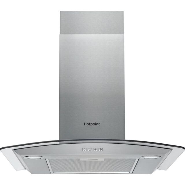 Hotpoint PHGC6.4 FLMX 60cm Chimney Cooker Hood - Stainless Steel