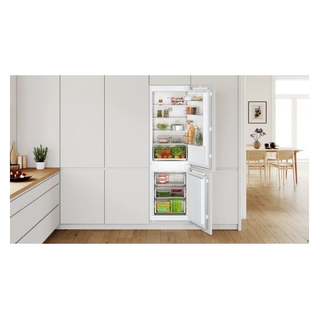 Bosch KIN86NFE0G, Built-in fridge-freezer with freezer at bottom